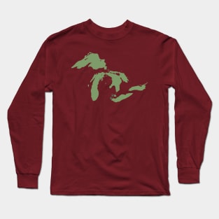 Michigan Art Long Sleeve T-Shirt